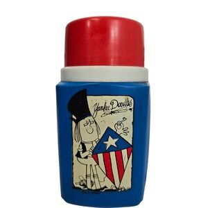 King-Seeley Thermos Yankee‎ Doodles Vintage 8oz Lunchbox Thermos Cup Americana